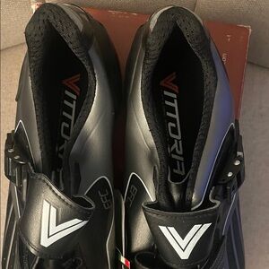 NEW VITTORIA Performance men's force spd spin cycling shoes in black -size 47